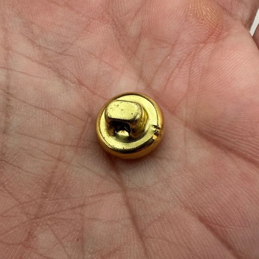Ralph Lauren Gold Anchor RL Logo Blazer Replacement Shank Buttons Set of 5 0.75